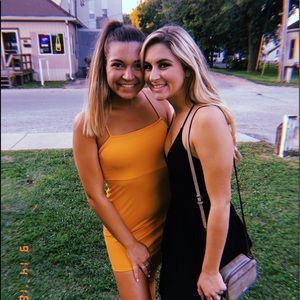 Mustard Bodycon Dress